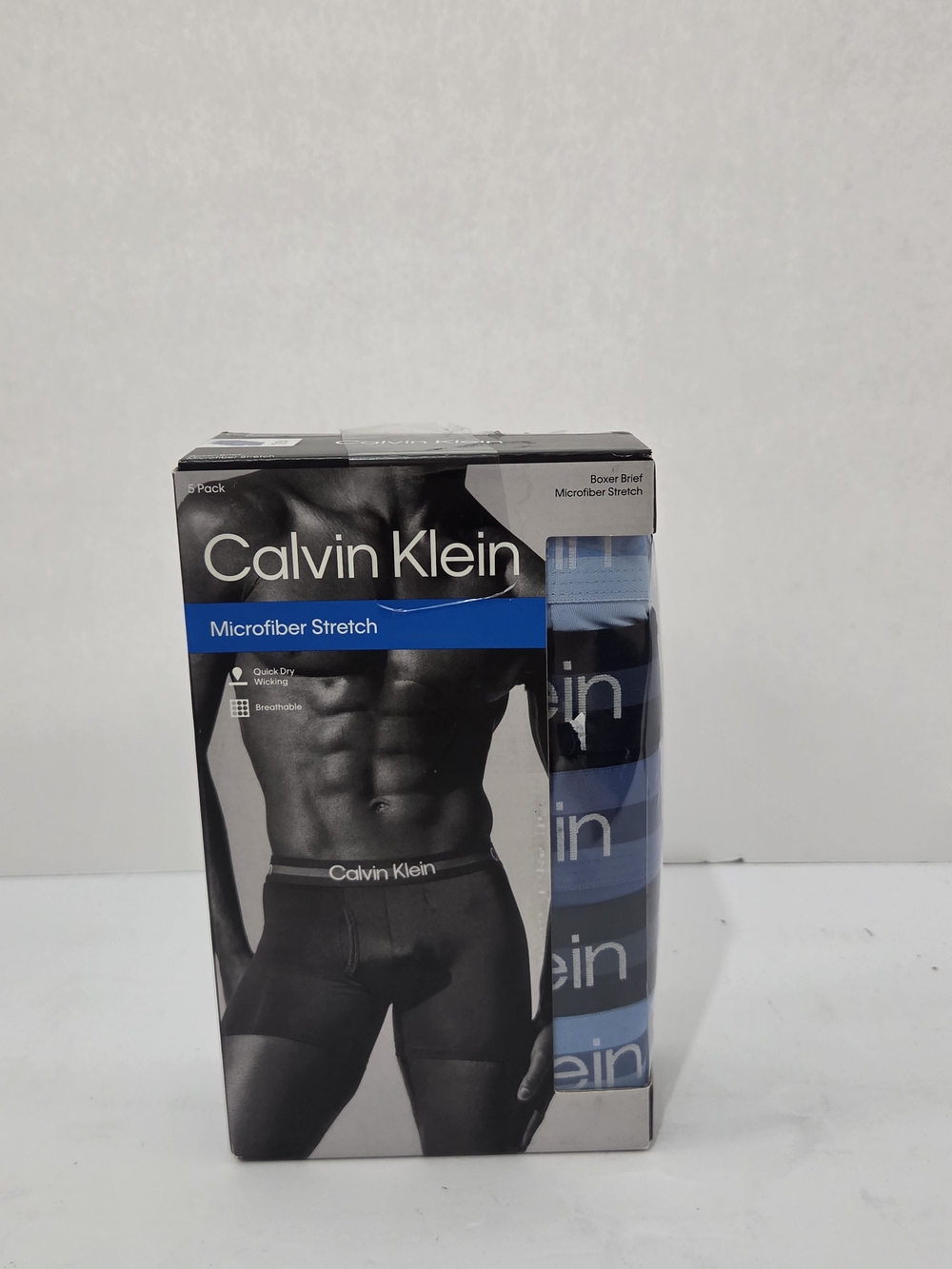 Men's Calvin Klein Microfiber Stretch 5 Pack Boxer Brief NP2892X - WKA